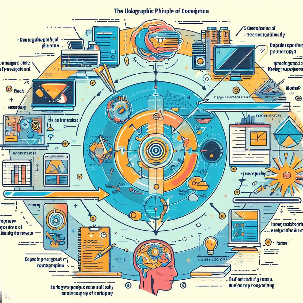 A graphical illustration of the process of developing a summary of the topic of holographic principle of cognition from the first draft to a more refined and complete presentation:  OIG.87Ns11qJ3WwRhdtGM.az.jpg