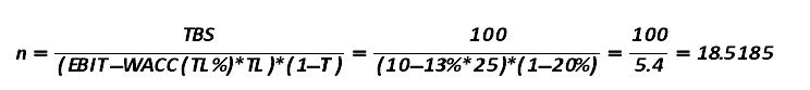 Lets calculate the coefficient n, which will be used later: [Alexander Shemetev]