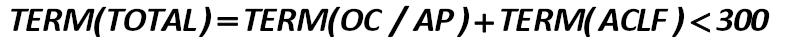 If the timing for (102) and (103) is more than 300 days, when it is expressed in  the formula, developed by the author of this paper:  [Alexander Shemetev]