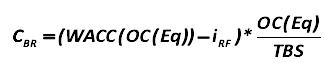 In any case, such company expected to receive some rate of return, and in fact it  may get a lower rate of return than expected. The total value of this risk can be  expressed in a formula developed by Alexander Shemetev:  [Alexander Shemetev]