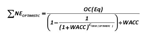 Also, for reference, there should be calculated the (?NE) value for an optimistic  forecast,  which  will  be  calculated  by  the  formula  developed  by  Alexander  Shemetev:  [Alexander Shemetev]