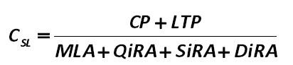 The  overall  financial  sustainability  through  the  lens  of  liquidity  will  be  considered  by  the  coefficient  of  specific  liquidity,  developed  by  Alexander  Shemetev (Csl): [Alexander Shemetev]