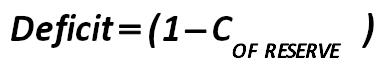 The calculation of the actual reserve should be made by the following formula: [Alexander Shemetev]