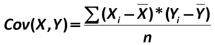 And at the atomic approach  the calculation of covariance is reduced to: [Such prominent scientists are the followers of this approach as: Y.R. Magnus, P.K. Katishev, A.A.  Presetskiy]