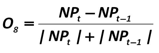 O8 is the figure calculated by the formula: [Olson's model versions: Harvard University version]