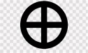 Black Circle With Cross - Black Circle with Cross Symbol - CleanPNG